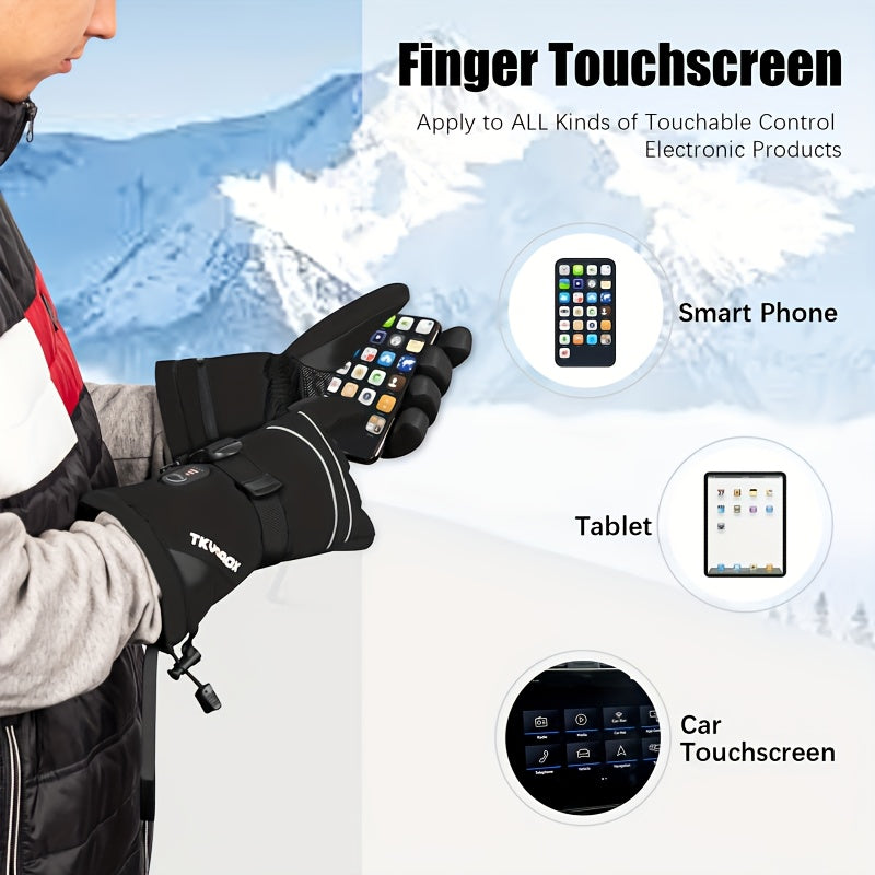 Heated Gloves with 7.4V 5000mAh Power Battery