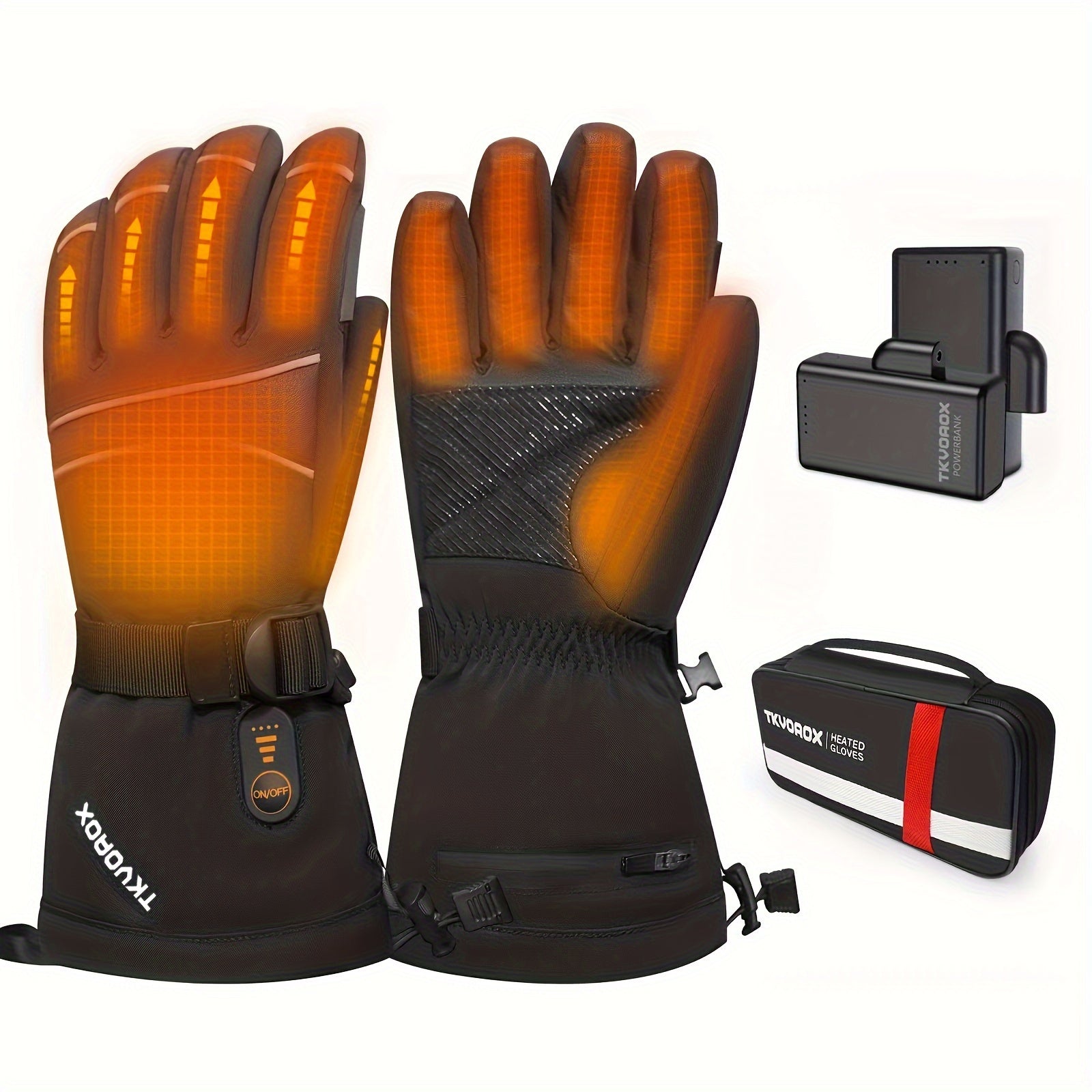 Heated Gloves with 7.4V 5000mAh Power Battery