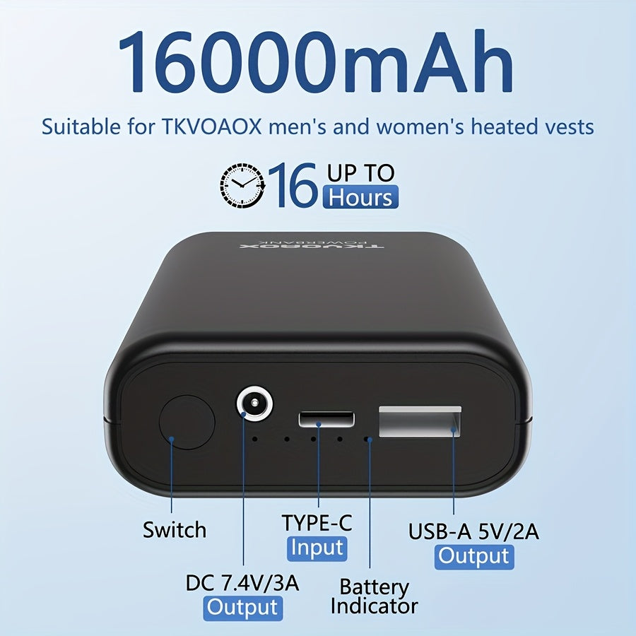 Men's Heated Assorted Colors Design Vest