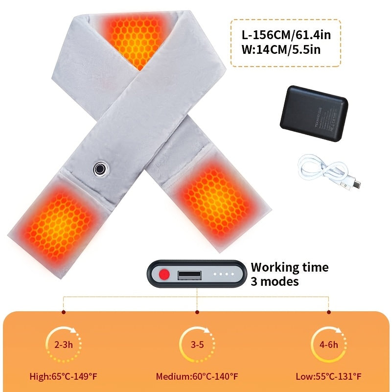 Women's Heated 5V 5000mAh Warm Scarf